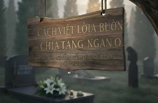 Cách Viết Lời Chia Buồn